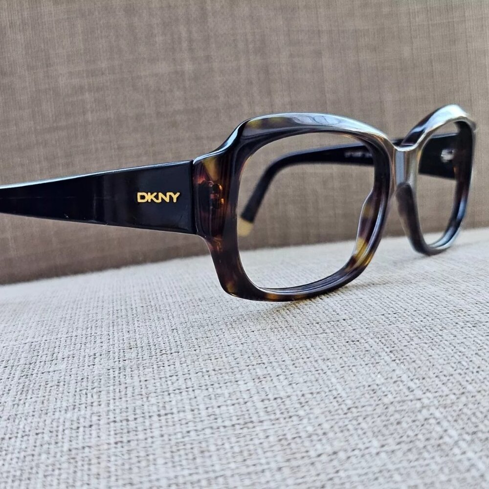 Vintage DKNY Women Eyeglasses Frame Dark Tortoise Glasses Frame DY4048 55[]17